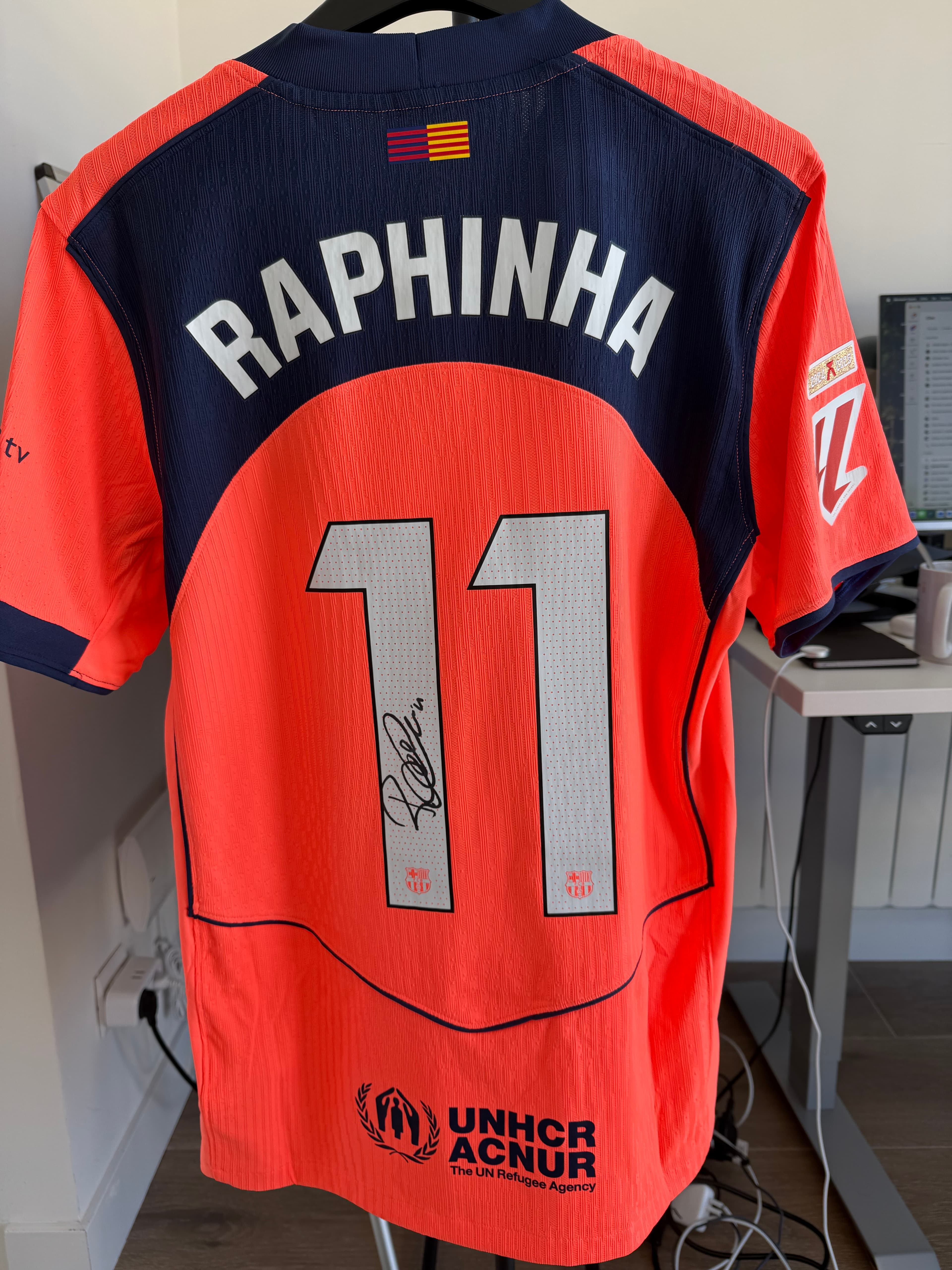 Raphinha Match Worn Shirt