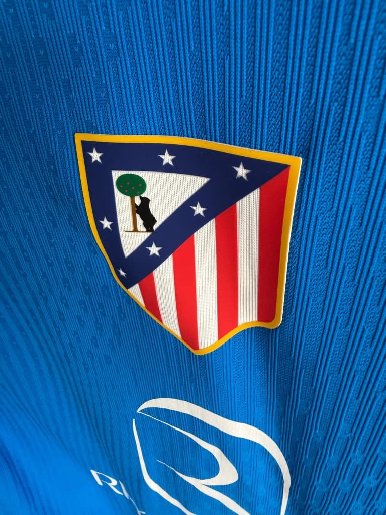 Atlético de Madrid club crest detail