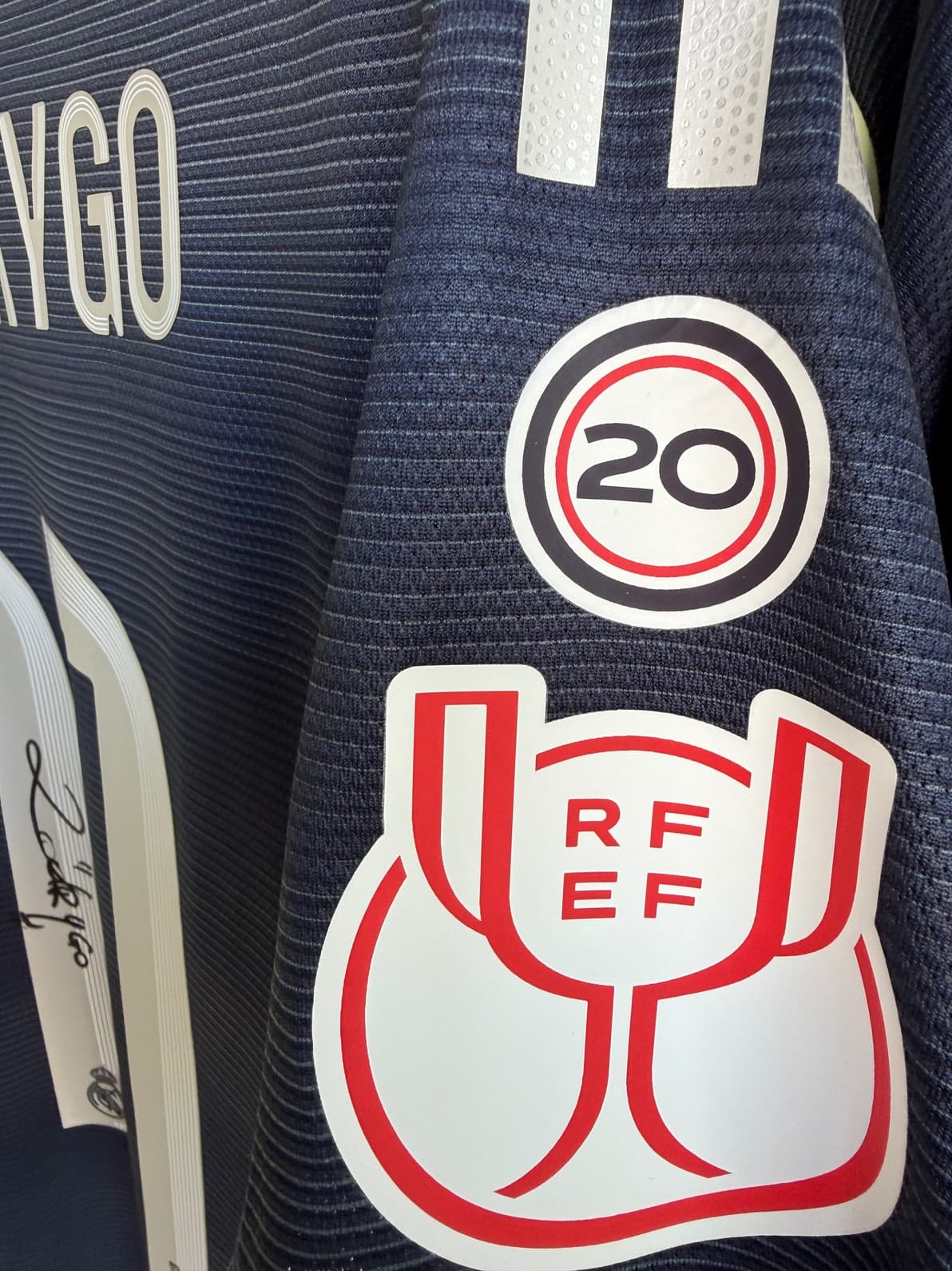 Rodrygo Signed Match-Issued Shirt Copa del Rey Match Talavera vs Real Madrid - photo 4