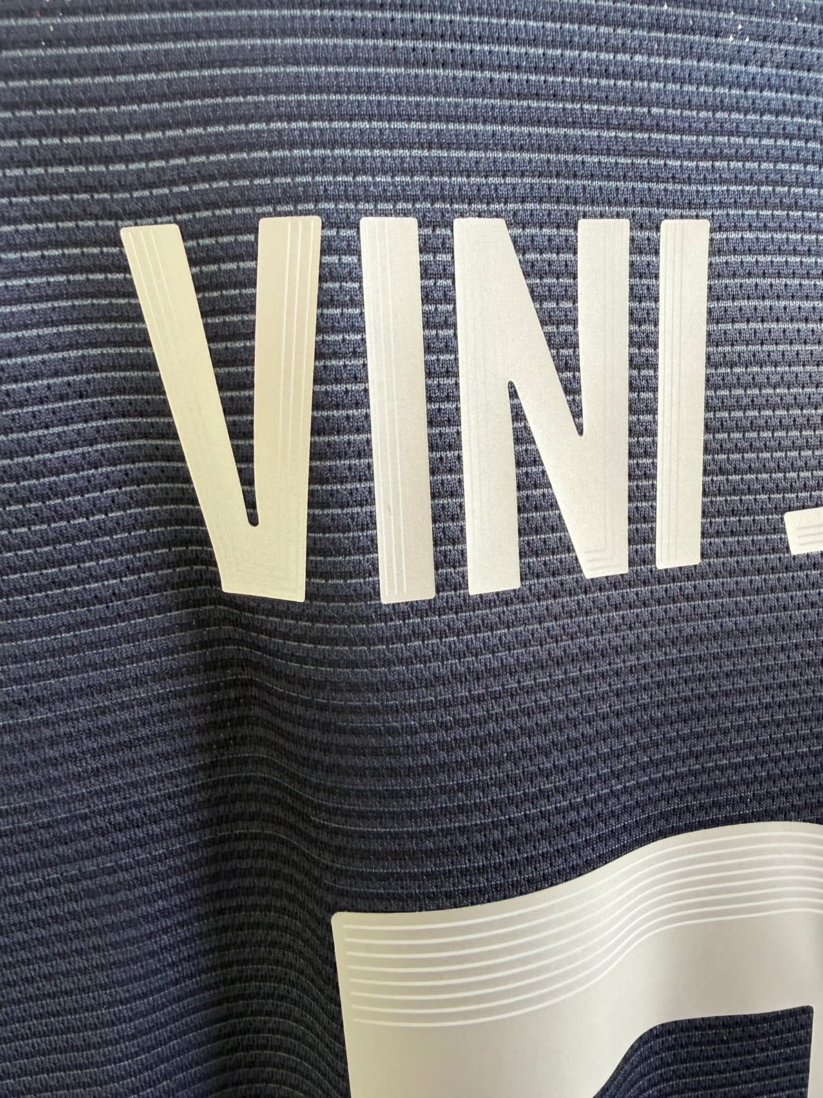 Vinicius Jr Match-Issued Shirt Copa del Rey Match Talavera vs Real Madrid - photo 8