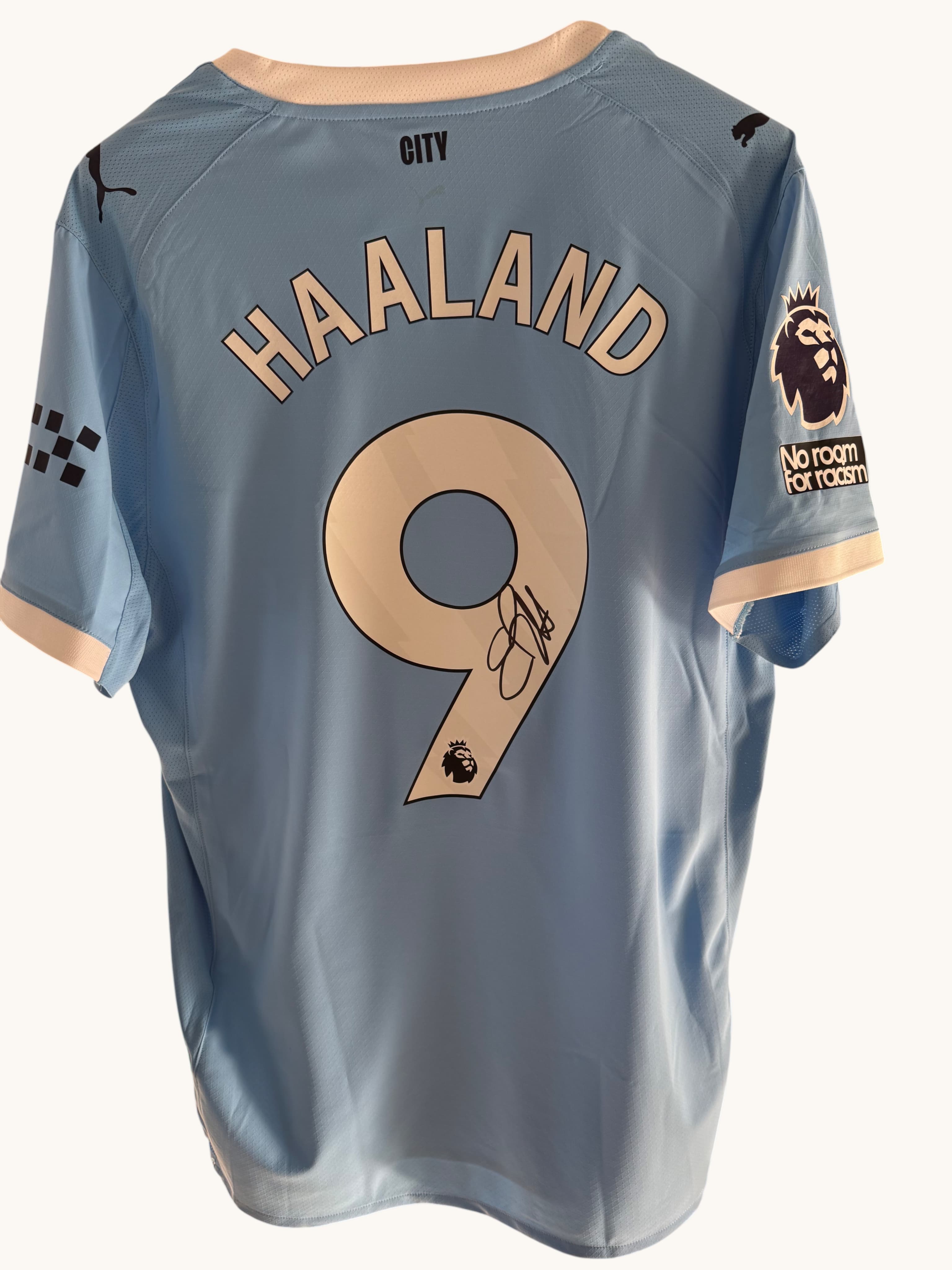 Erling Haaland's Match-Issued and Signed Special "Poppy" Shirt Manchester City vs Liverpool